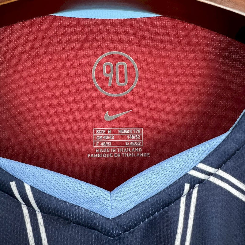Atlético de Madrid x Spider-Man 2 Retro Away Shirt 2004/05 - Men's Fan Shirt Blue