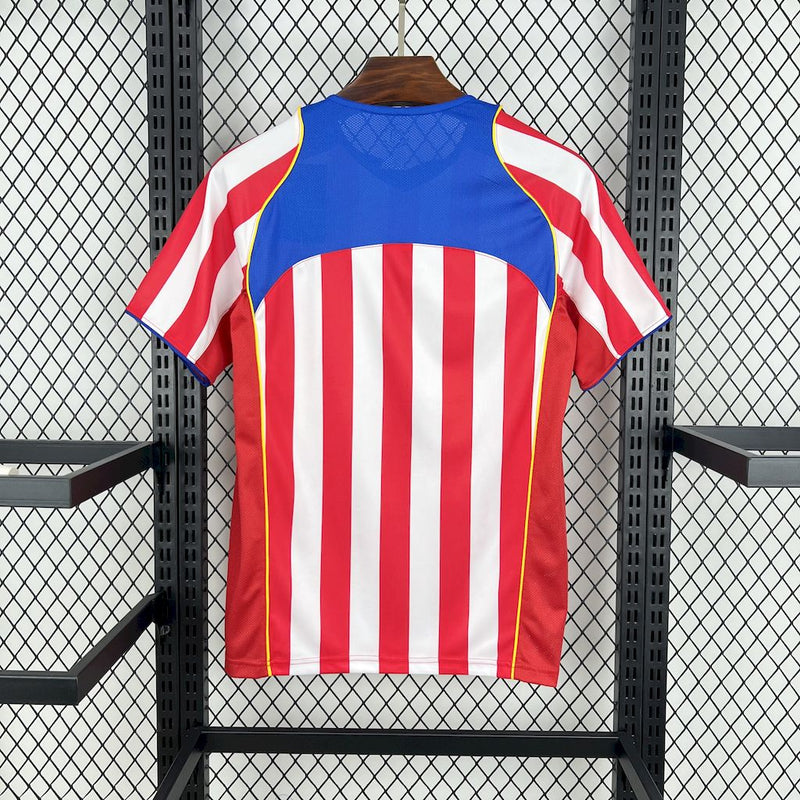 Atlético de Madrid x Spider-Man 2 Retro Home Shirt 2004/05 - Men's Fan Striped