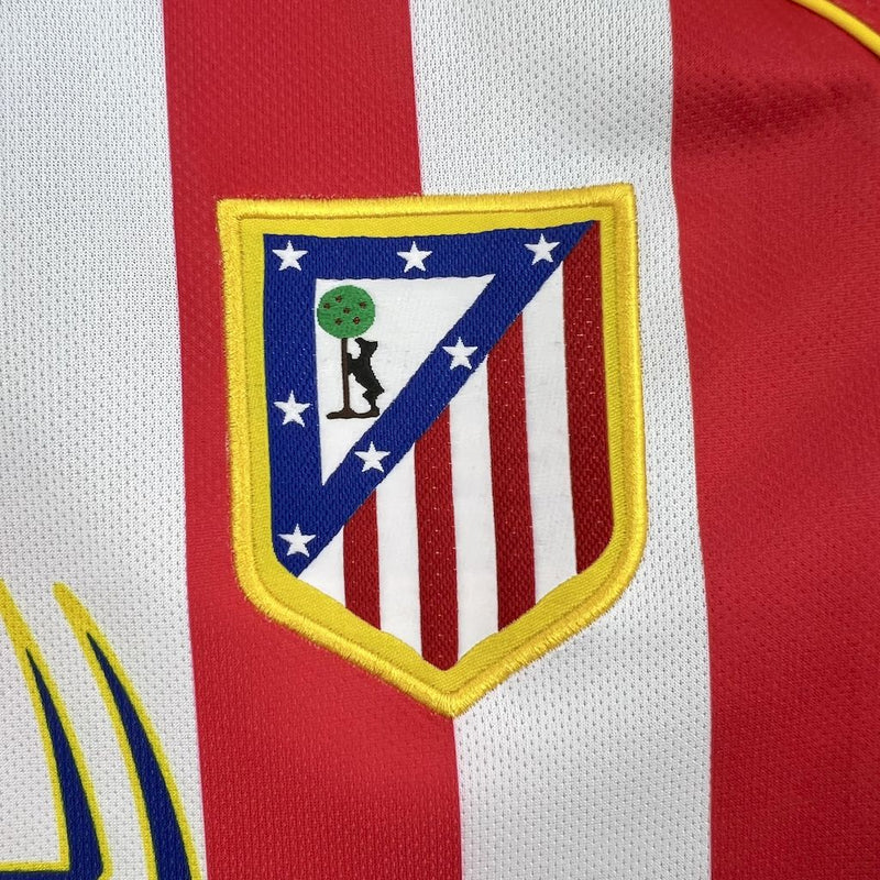 Atlético de Madrid x Spider-Man 2 Retro Home Shirt 2004/05 - Men's Fan Striped