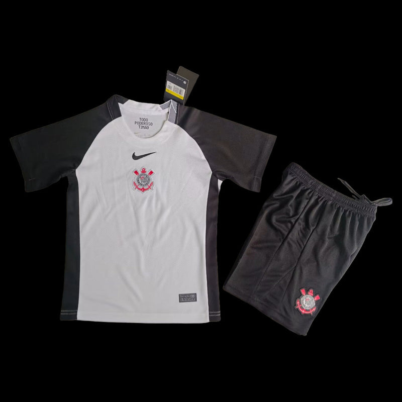 Timão Home Shirt 25/26 - White Children's Fan Shirt