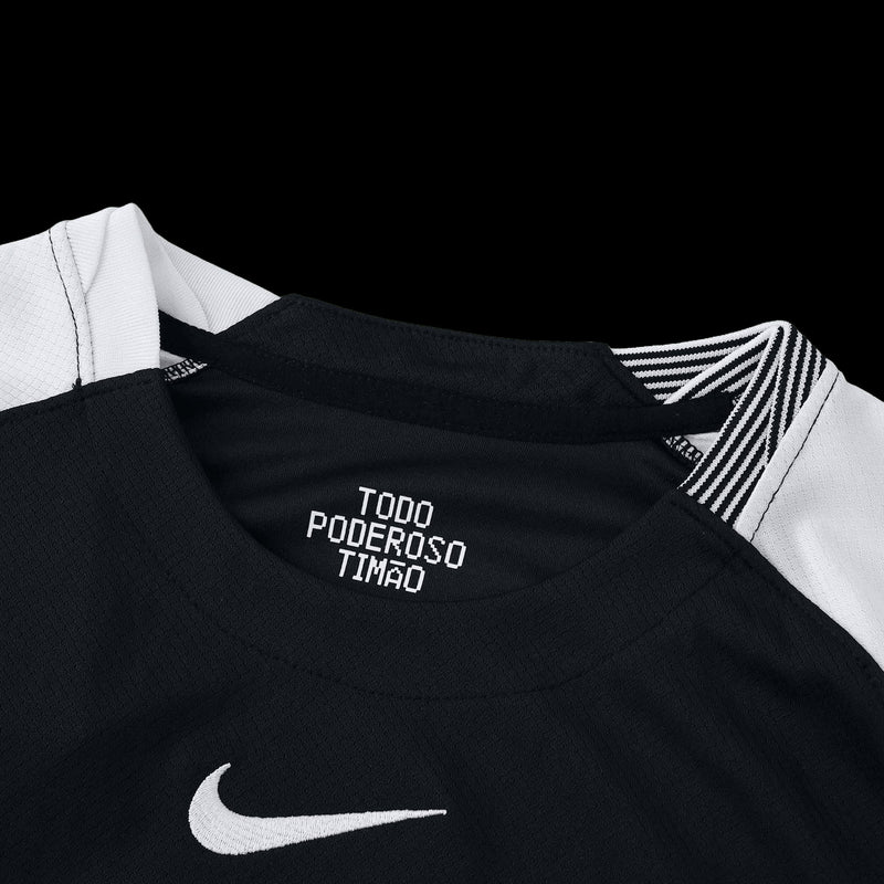 Timão Away Shirt 25/26 - Black Children's Fan Shirt