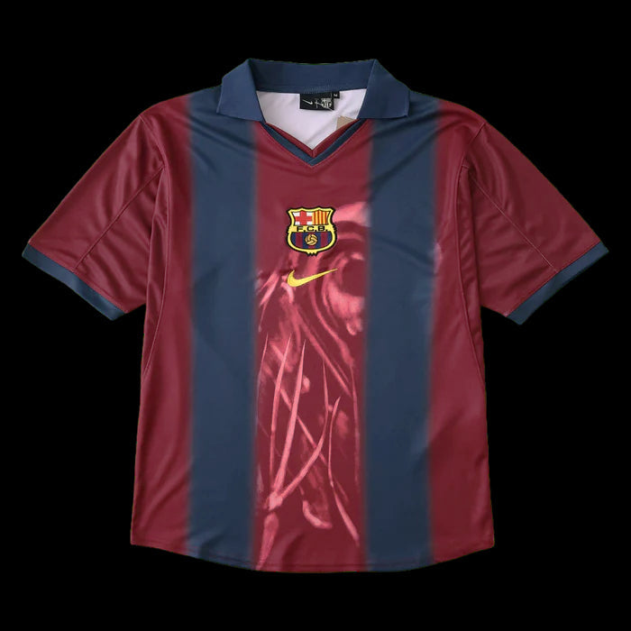 Barcelona TRAVIS SCOTT Home Retro 2000/01 Shirt - Men's Fan Oversized