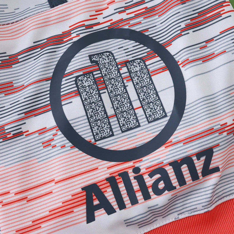 Bayern Munich Away Shirt 25/26 - Kids Fan Shirt White and Orange