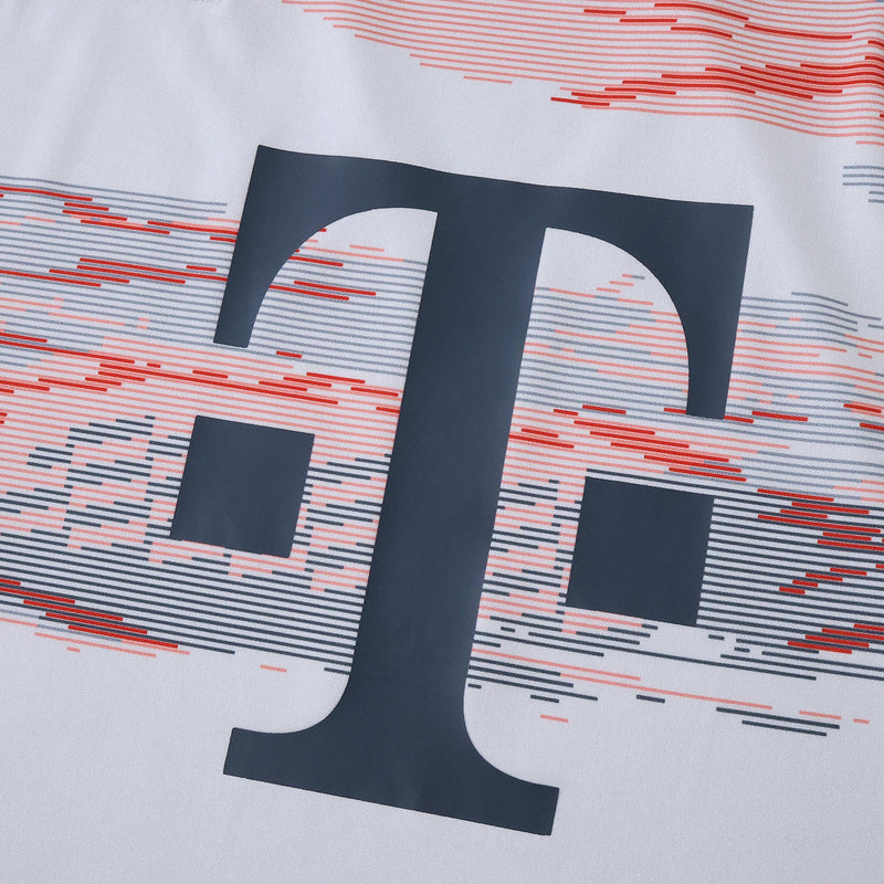 Bayern Munich Away Shirt 25/26 - Kids Fan Shirt White and Orange
