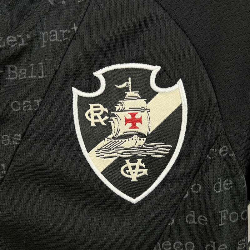Vasco da Gama Goalkeeper Shirt 24/25 - Black Children's Fan Shirt