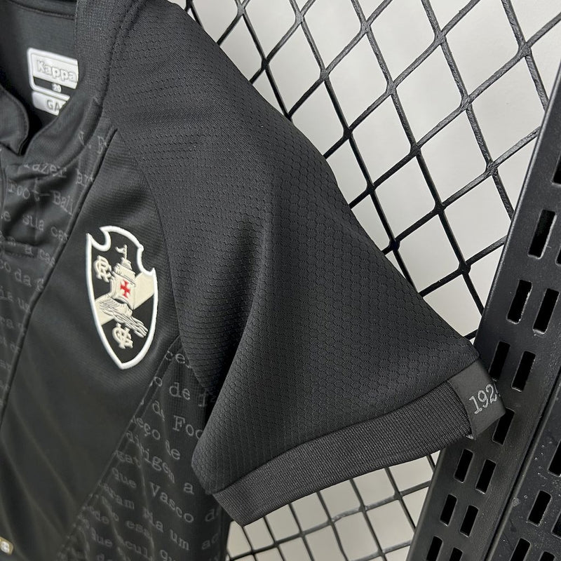 Vasco da Gama Goalkeeper Shirt 24/25 - Black Children's Fan Shirt