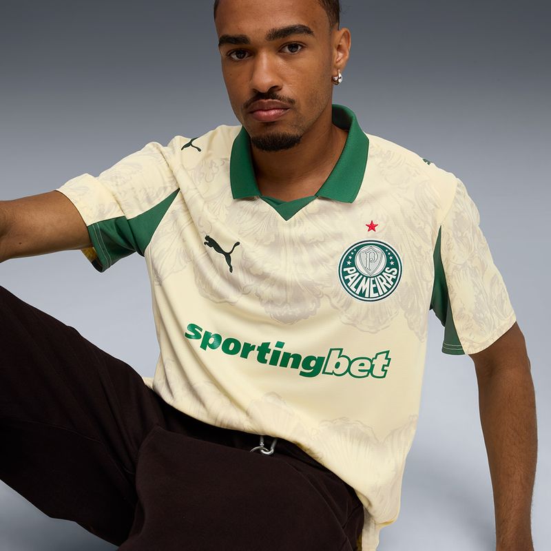 Palmeiras X Kidsuper 25/26 Shirt - Men's Beige Fan Shirt