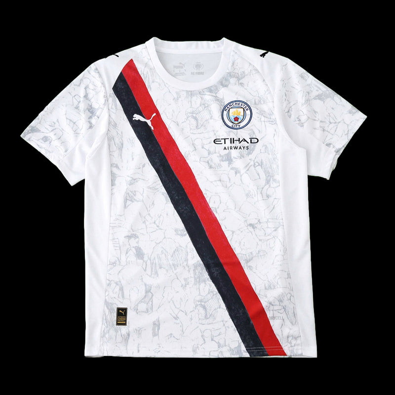 Manchester City X Kidsuper 25/26 Men's Fan Shirt White