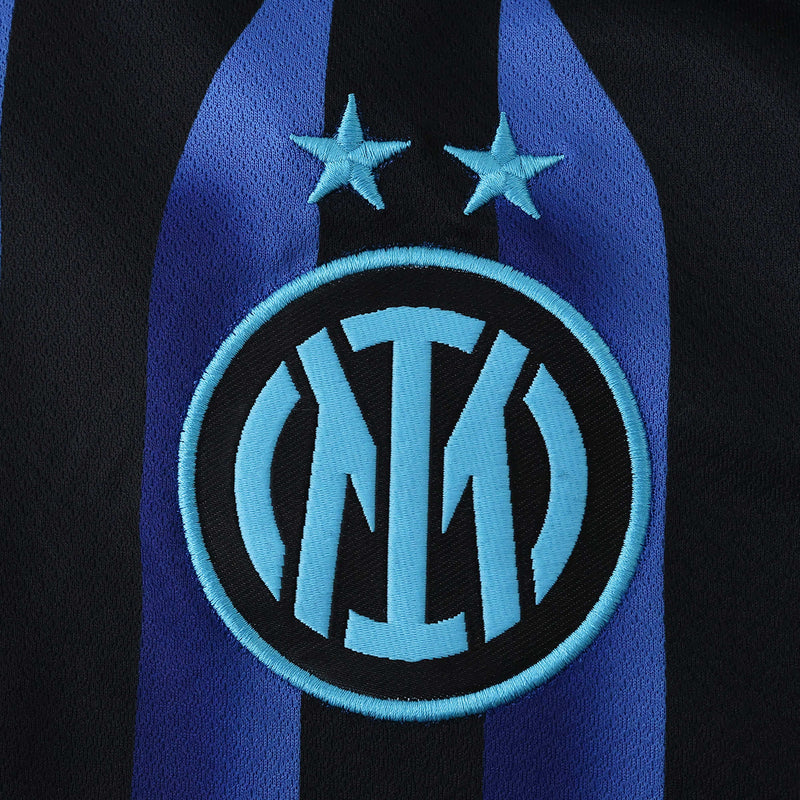 Inter Milan Home Shirt 25/26 - Kids Fan Shirt Blue and Black
