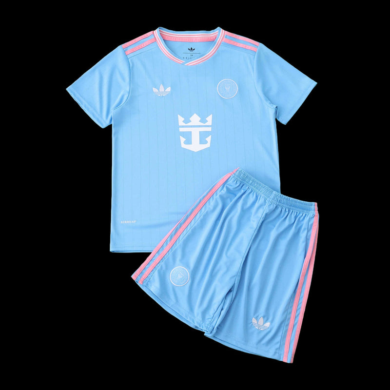 Inter Miami Third Away Shirt 25/26 - Kids Fan Blue