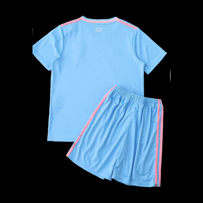 Inter Miami Third Away Shirt 25/26 - Kids Fan Blue