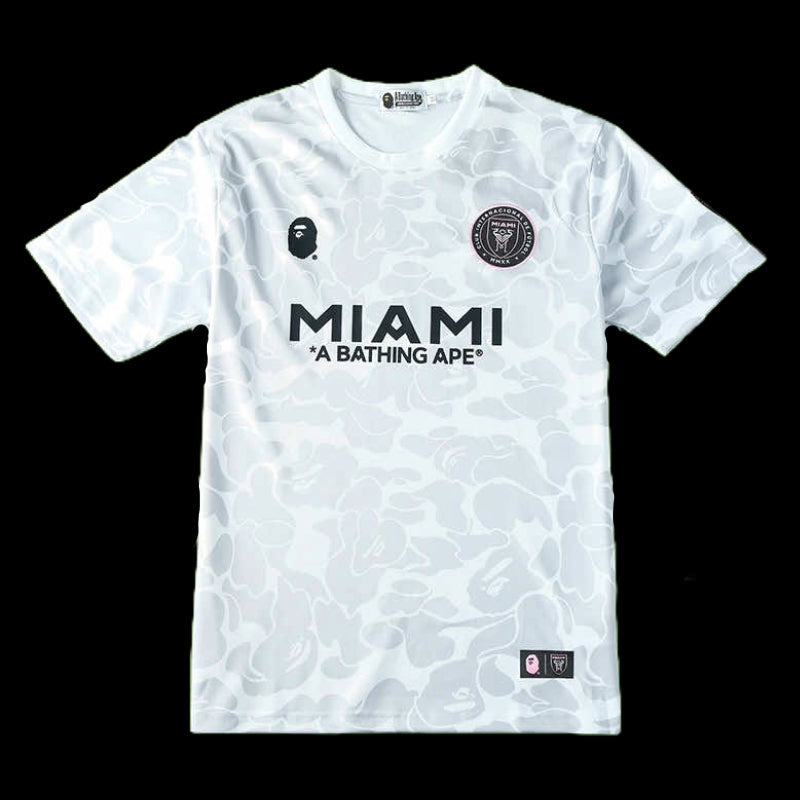 Inter Miami X Bape Men's Fan Shirt White