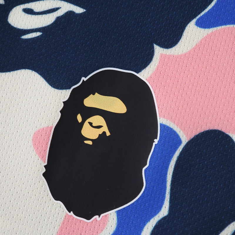 Inter Miami X Bape Shirt - Men's Fan Blue and Pink