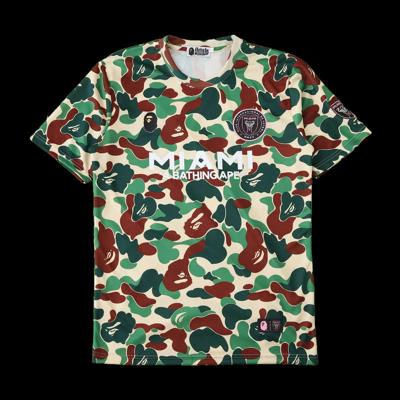Inter Miami X Bape Men's Fan Shirt - Green