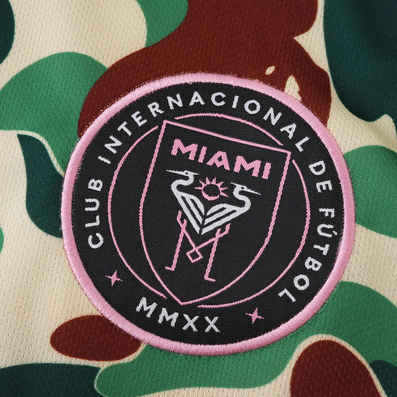Inter Miami X Bape Men's Fan Shirt - Green