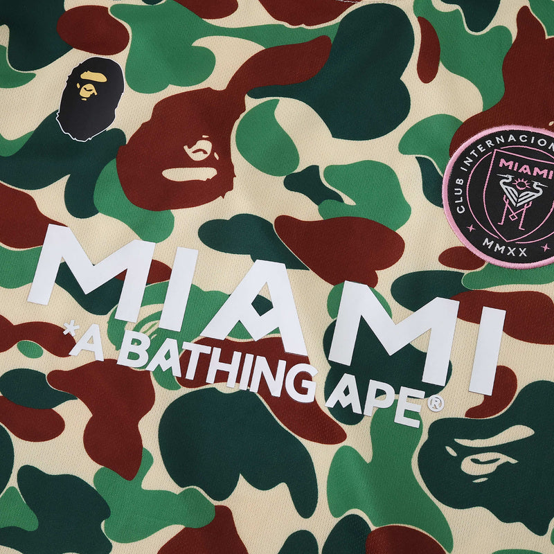 Inter Miami X Bape Men's Fan Shirt - Green