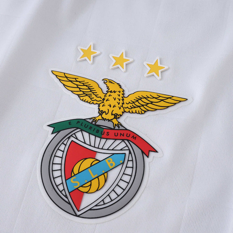 Benfica Third Away Shirt 25/26 - Men's Fan White and Red