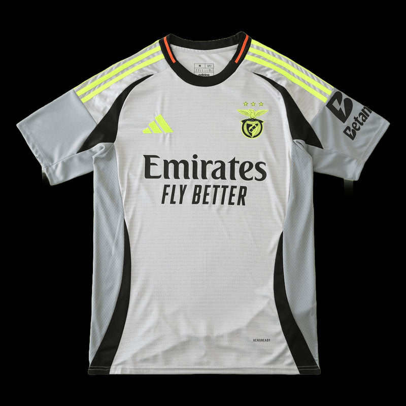 Benfica Third Away Shirt 24/25 - Men's Fan Shirt Grey