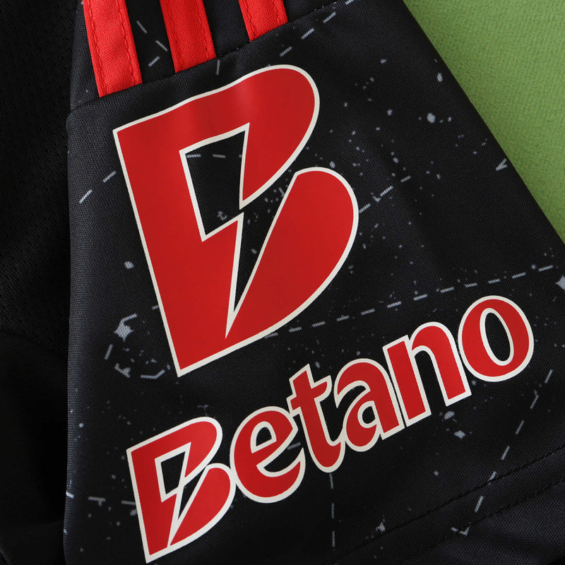 Benfica Away Shirt 24/25 - Men's Fan Black and Red
