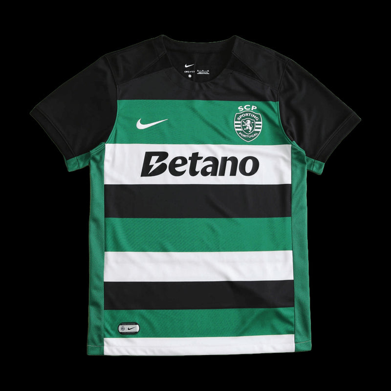 Sporting Home Shirt 24/25 - Men's Striped Fan Shirt