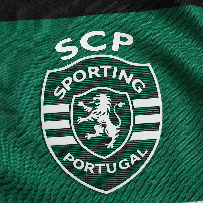 Sporting Home Shirt 24/25 - Men's Striped Fan Shirt