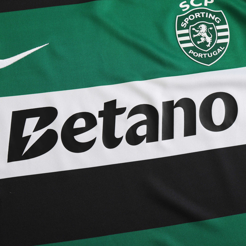 Sporting Home Shirt 24/25 - Men's Striped Fan Shirt