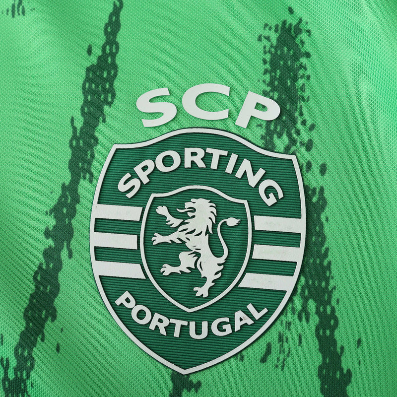 Sporting Fourth 24/25 Shirt - Men's Green Fan Shirt