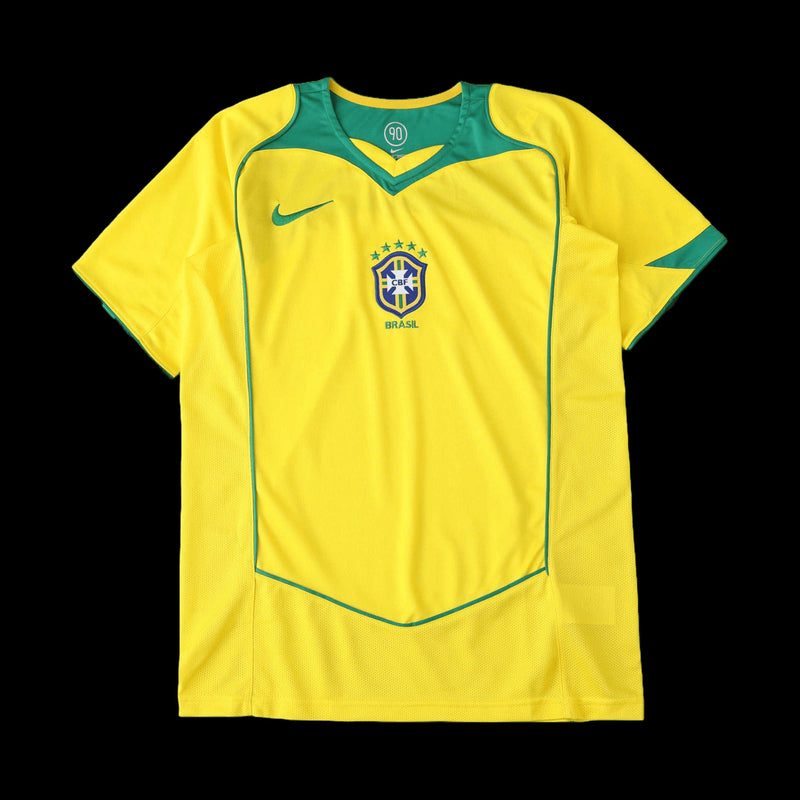Brazil Retro Home Shirt 2004 - Men's Fan Shirt