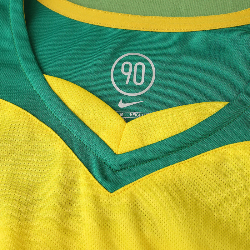 Brazil Retro Home Shirt 2004 - Men's Fan Shirt