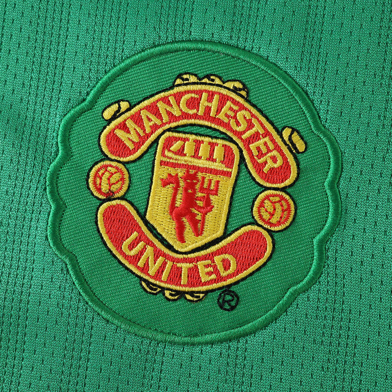 Manchester United Goalkeeper Retro Shirt 2007/08 - Mens Green Fan Shirt