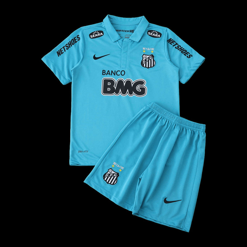 Santista Third Away Retro Shirt 2012/13 - Kids Fan Shirt Blue