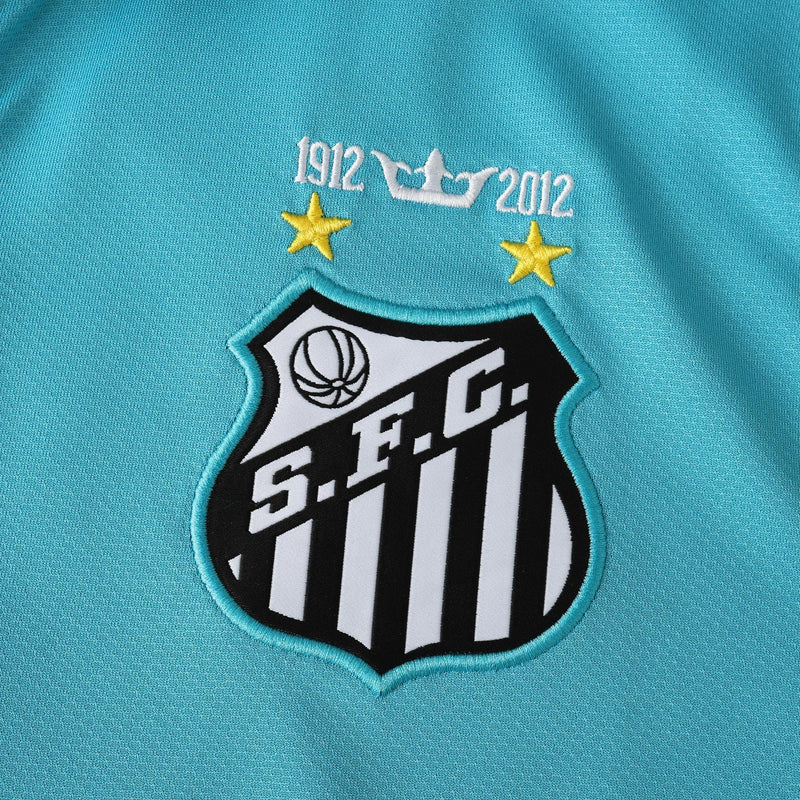 Santista Third Away Retro Shirt 2012/13 - Kids Fan Shirt Blue