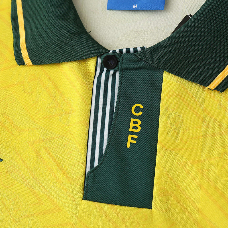 Brazil Home Retro Shirt 1991/93 - Men's Fan Shirt