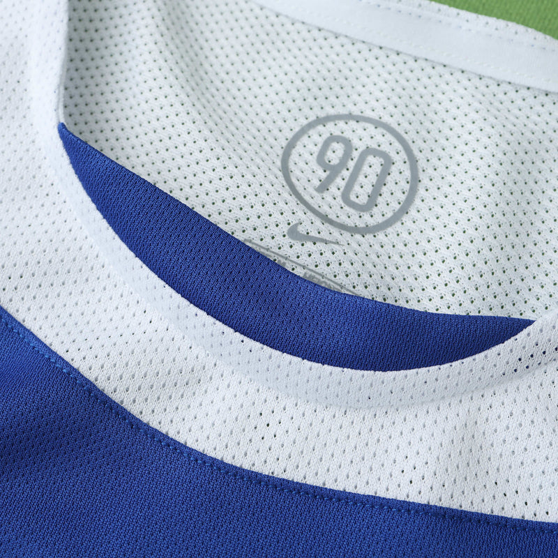 Brazil Away Retro 2004 Shirt - Men's Fan Blue