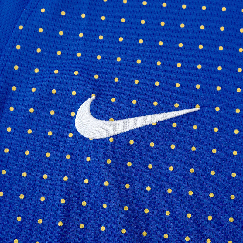 Brazil Away Retro 2010 Shirt - Men's Fan Blue