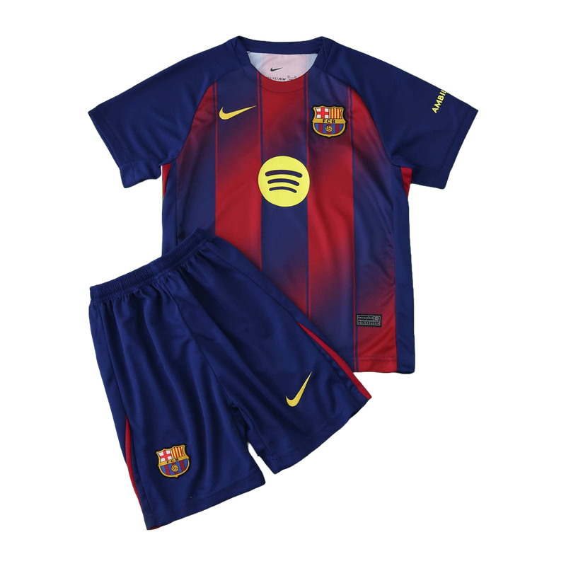 Barcelona Home Shirt 25/26 - Kids Fan