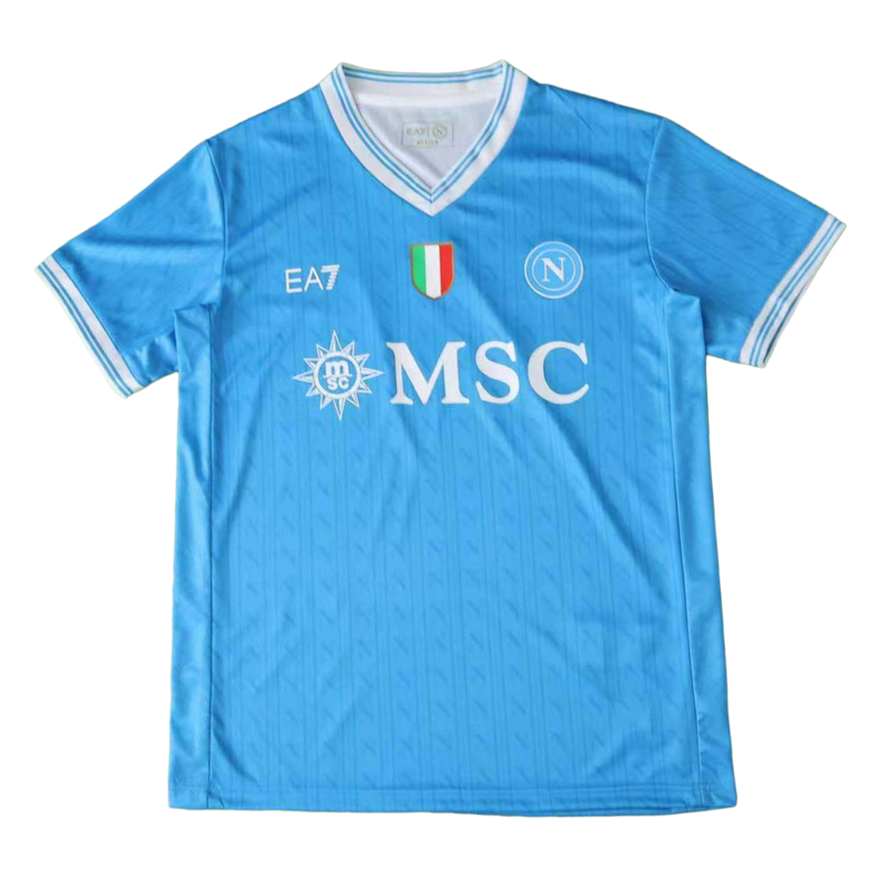 Napoli Home Shirt 25/26 - Men's Fan Blue