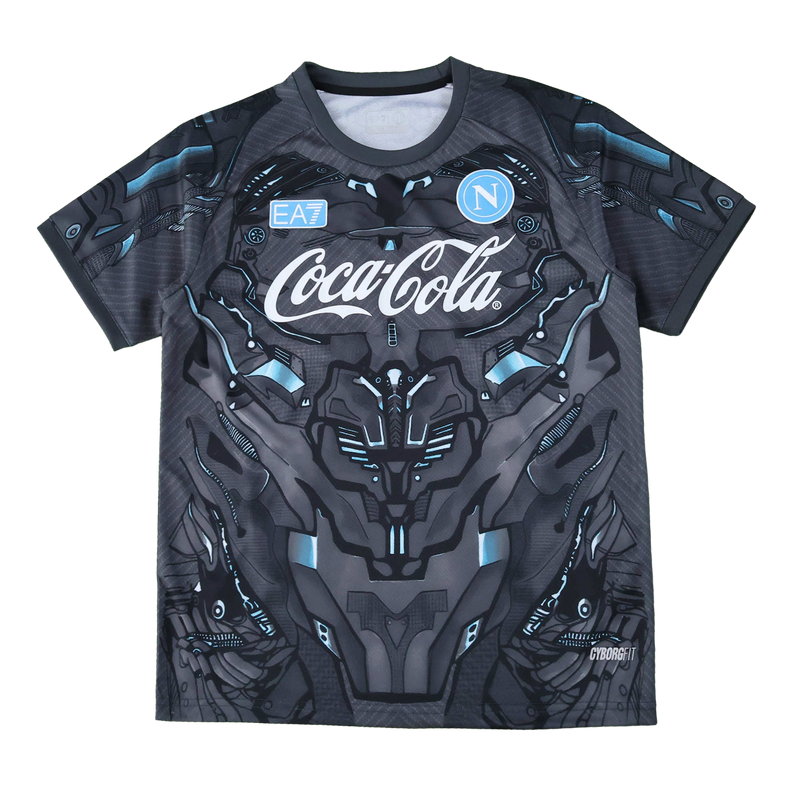 Napoli Training Shirt 25/26 - Men's Black Fan Shirt