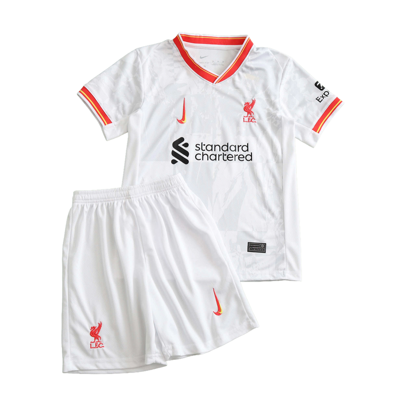 Liverpool Away 2 Shirt 24/25 - Kids Fan Shirt White