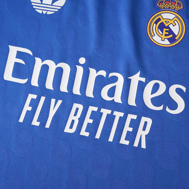 Real Madrid Third Away Shirt 25/26 - Men's Player Blue